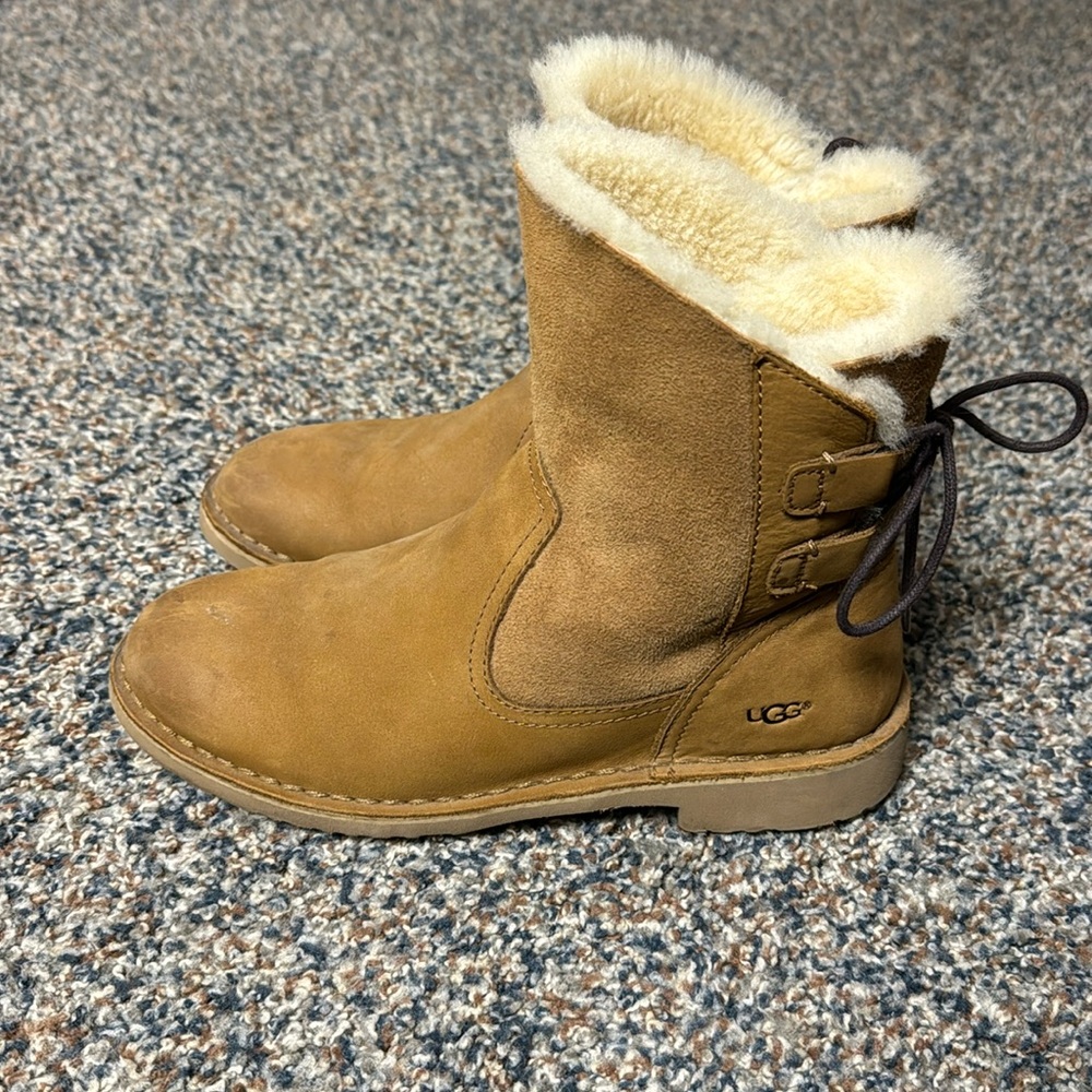 Ugg boots with lace up back